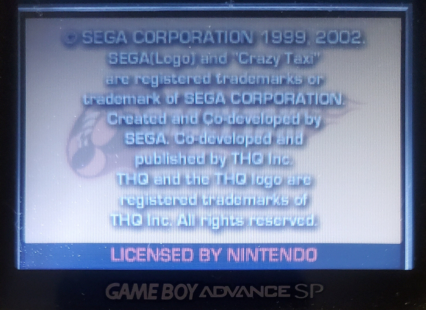 Crazy Taxi: Catch A Ride GBA Video Game Boy Advance 2003