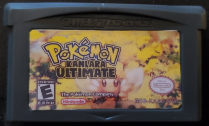 Pokemon Kanlara Ultimate GBA ROM Hack Video Game Boy Advance