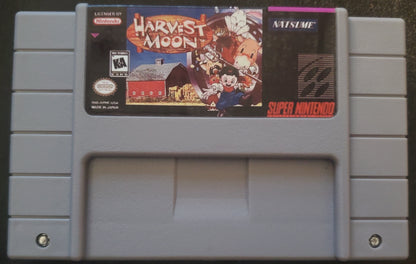 Harvest Moon SNES Video Game Cartridge Super Nintendo 1997