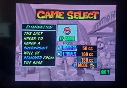 Mario Kart 64: Amped Up N64 Nintendo 64 Video Game Cartridge ROM Hack