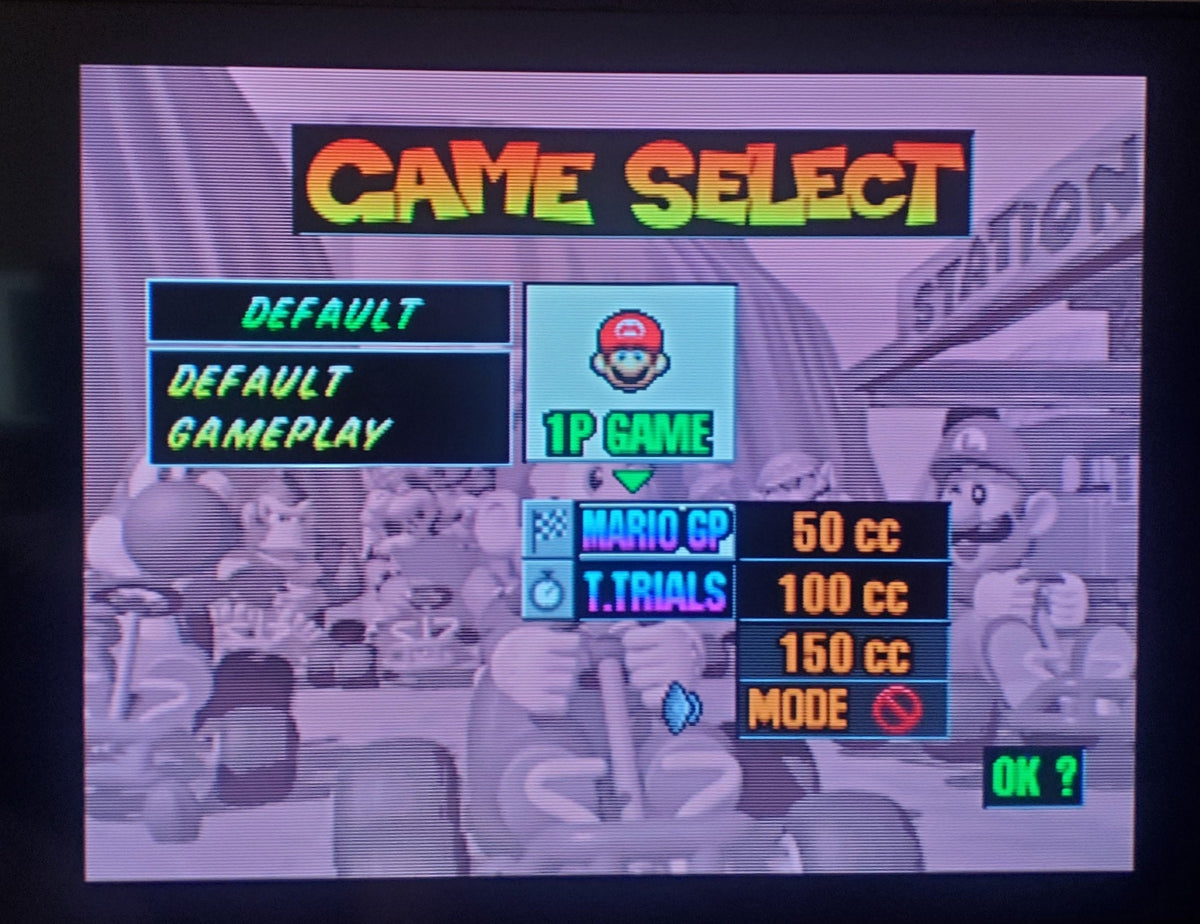Mario Kart 64: Amped Up N64 Nintendo 64 Video Game Cartridge ROM Hack