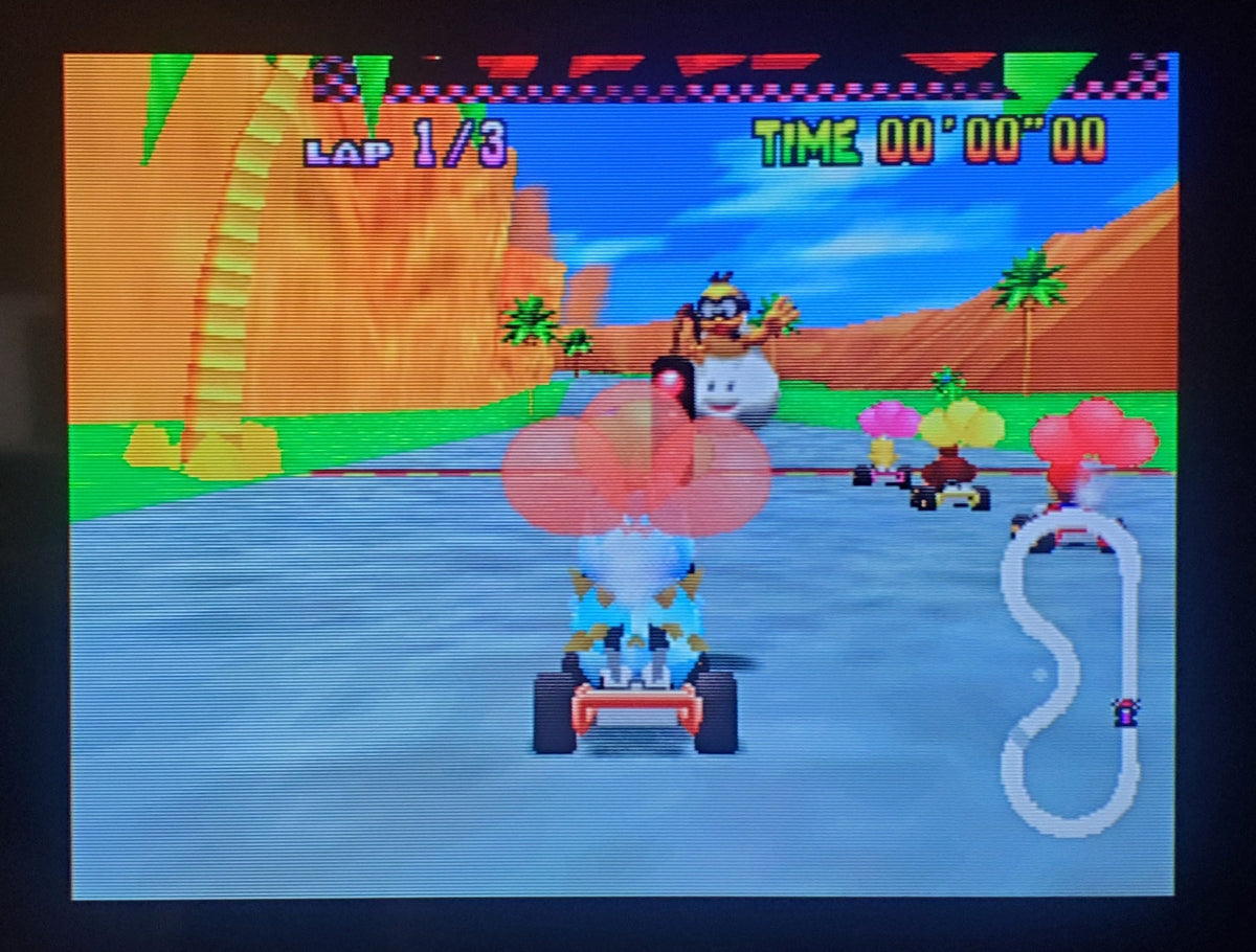 Mario Kart 64: Amped Up N64 Nintendo 64 Video Game Cartridge ROM Hack
