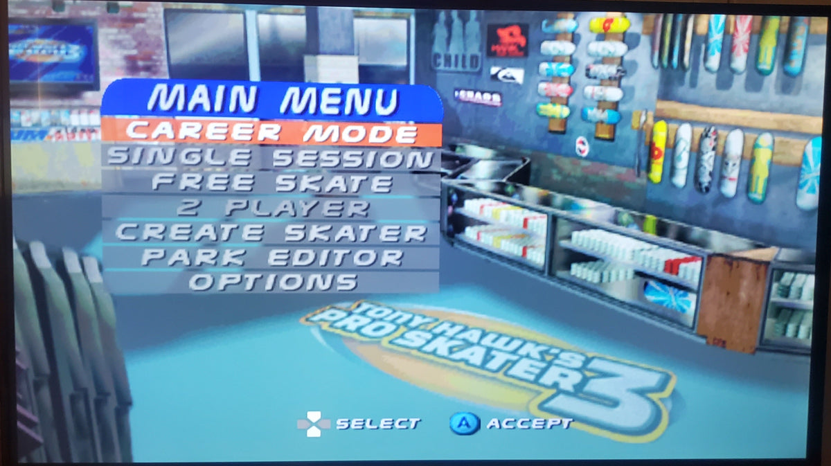 Tony Hawk’s Pro Skater 3 N64 Nintendo 64 Video Game Cartridge 2002