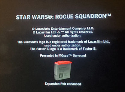 Star Wars: Rogue Squadron N64 Nintendo 64 Video Game Cartridge 1998