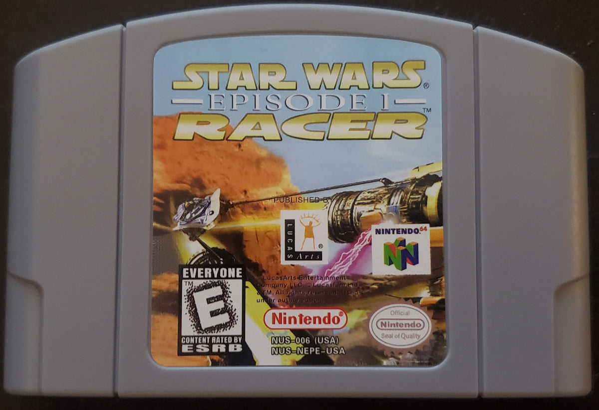 Star Wars Episode I: Racer N64 Nintendo 64 Video Game Cartridge 1999