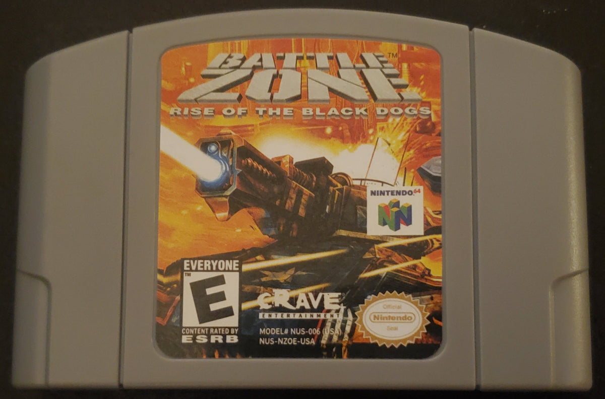 Battlezone: Rise of the Black Dogs N64 Nintendo 64 Video Game Cartridge
