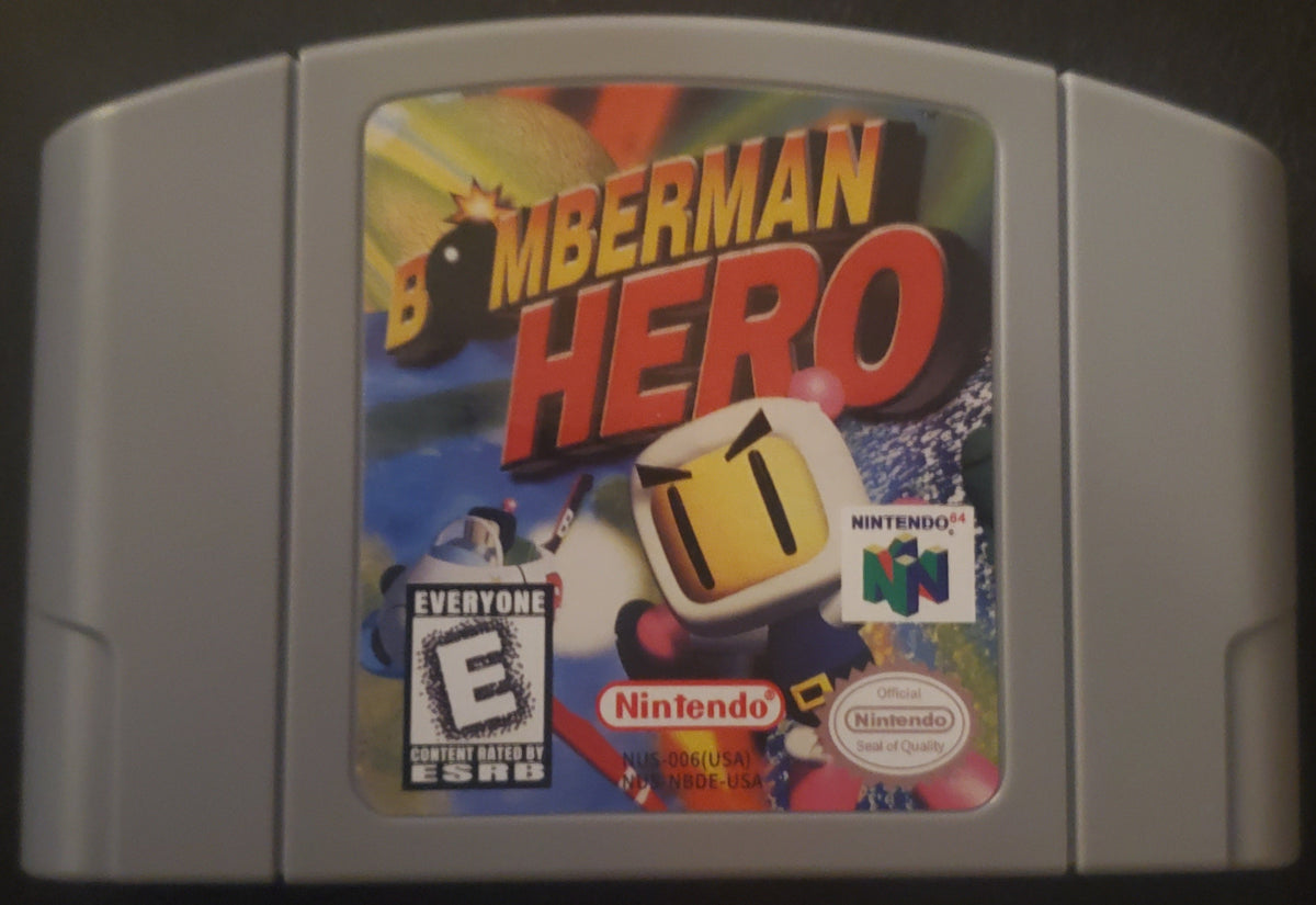 Bomberman Hero N64 Nintendo 64 Video Game Cartridge 1998