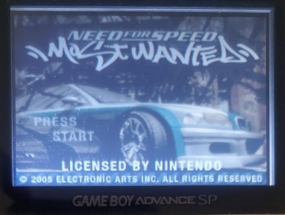 Need for Speed Most Wanted GBA Video Game Boy Advance Nintendo 2005