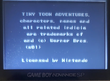 Tiny Toon Adventures Scary Dreams GBA Video Game Boy Advance 2005