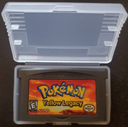 Pokemon Yellow Legacy GBA ROM Hack Video Game Boy Advance