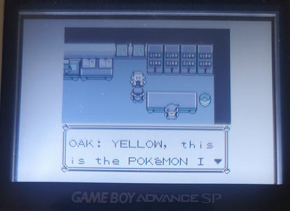 Pokemon Yellow Legacy GBA ROM Hack Video Game Boy Advance