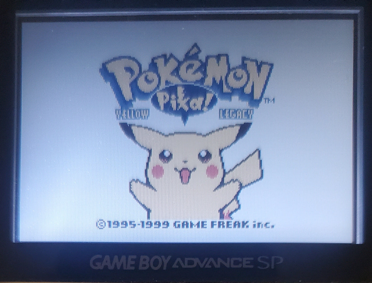 Pokemon Yellow Legacy GBA ROM Hack Video Game Boy Advance