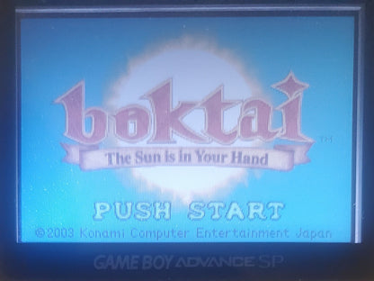 Boktai: The Sun Is in Your Hand GBA Video Game Boy Advance 2003