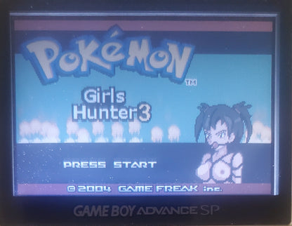 Pokemon Girls Hunter 3 GBA Pokemon ROM Hack Video Game Boy Advance