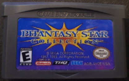 Phantasy Star Collection GBA Video Game Boy Advance Nintendo 2003