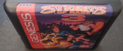 Streets of Rage 3 Sega Genesis Mega Drive Video Game Cartridge 1994