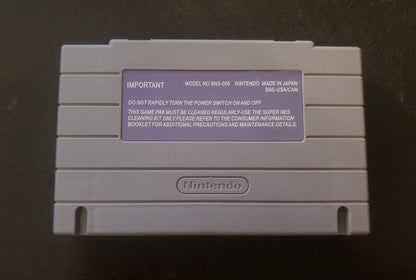 The Pirates of Dark Water SNES Video Game Cartridge Super Nintendo 1994