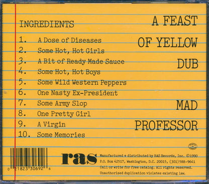 Mad Professor - A Feast Of Yellow Dub [New CD]