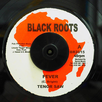 Tenor Saw - Fever  /  African Children (rhythm: "Heptones - We're In The Mood") [New Vinyl 7"]