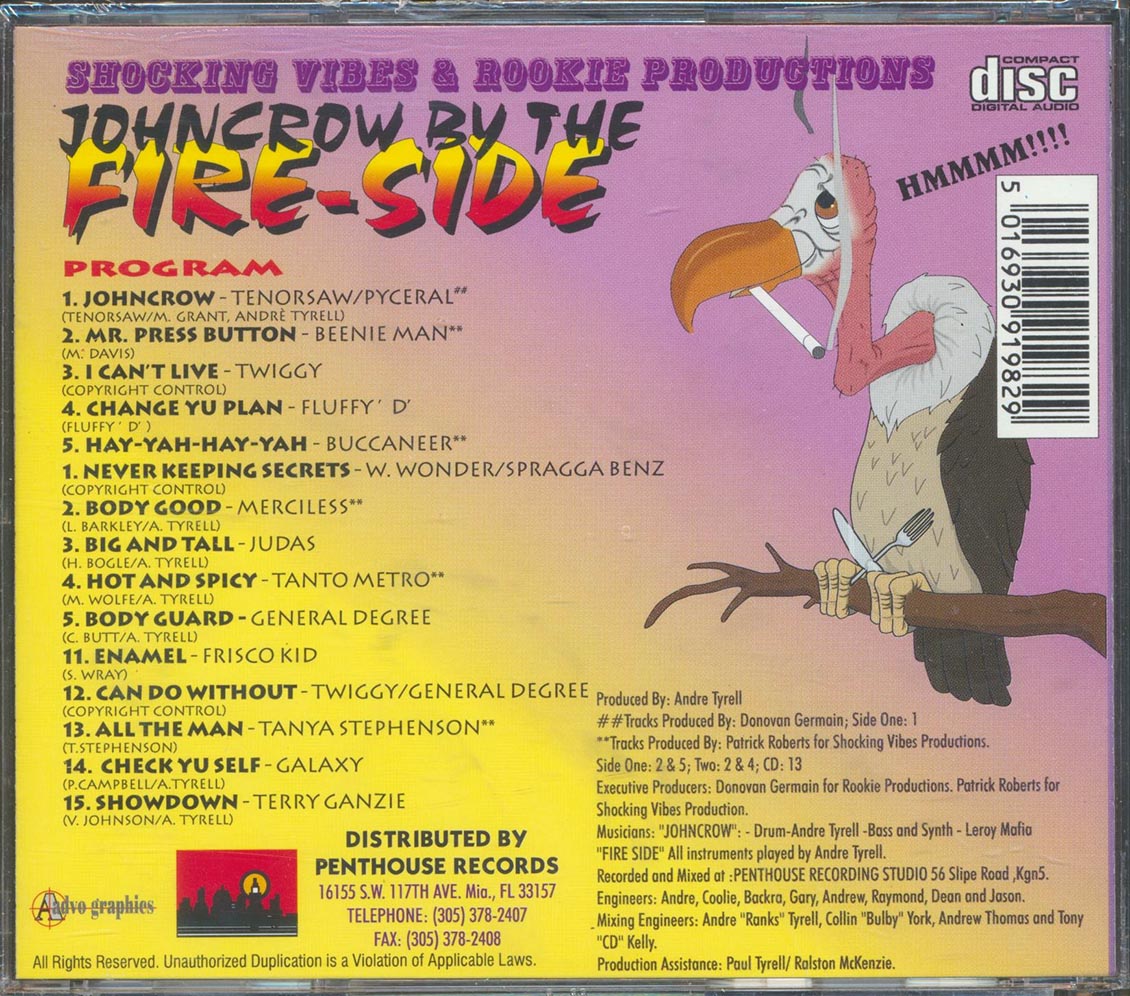 Tenor Saw, Tanya Stephens, Terry Ganzie, Etc. - John Crow By The Fire-Side [New CD]