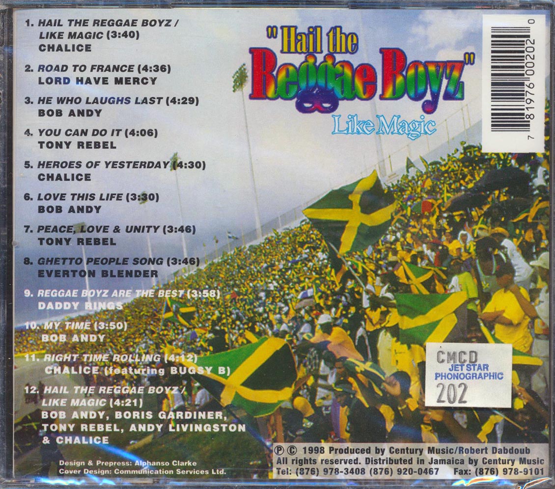 Chalice, Tony Rebel, Everton Blender, Etc. - Hail The Reggae Boyz: Like Magic [New CD]
