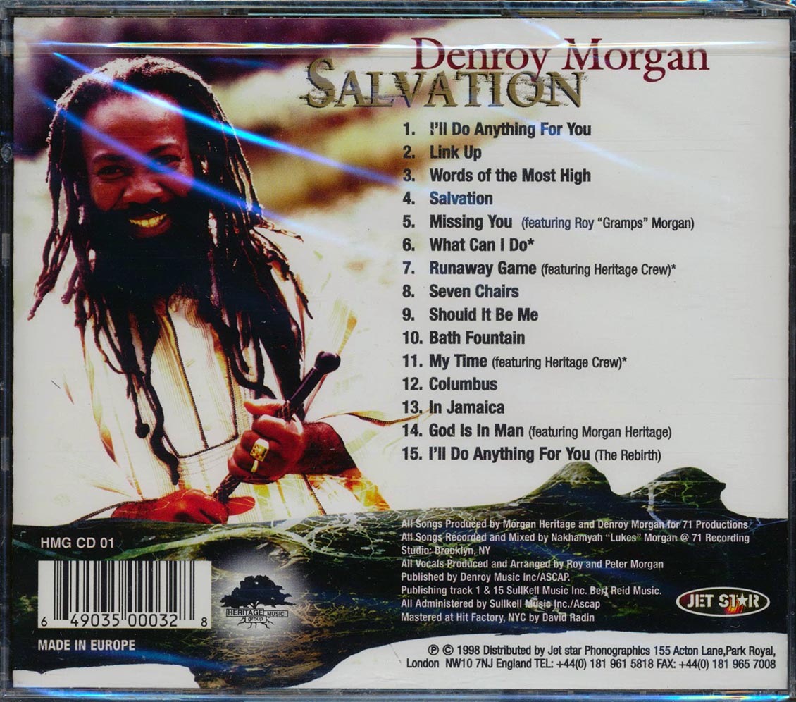 Denroy Morgan - Salvation [New CD]
