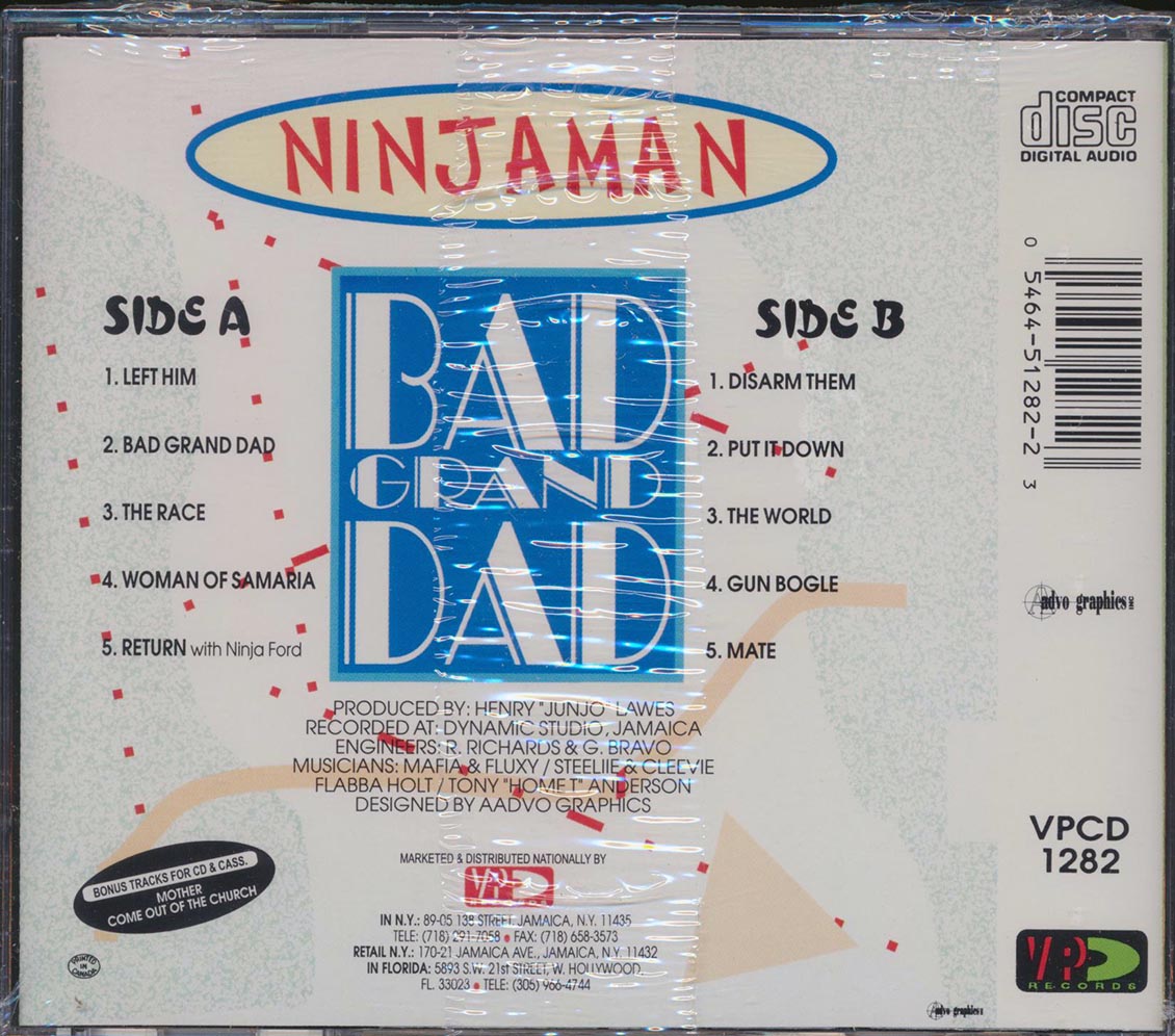 Ninjaman - Bad Grand Dad [New CD]