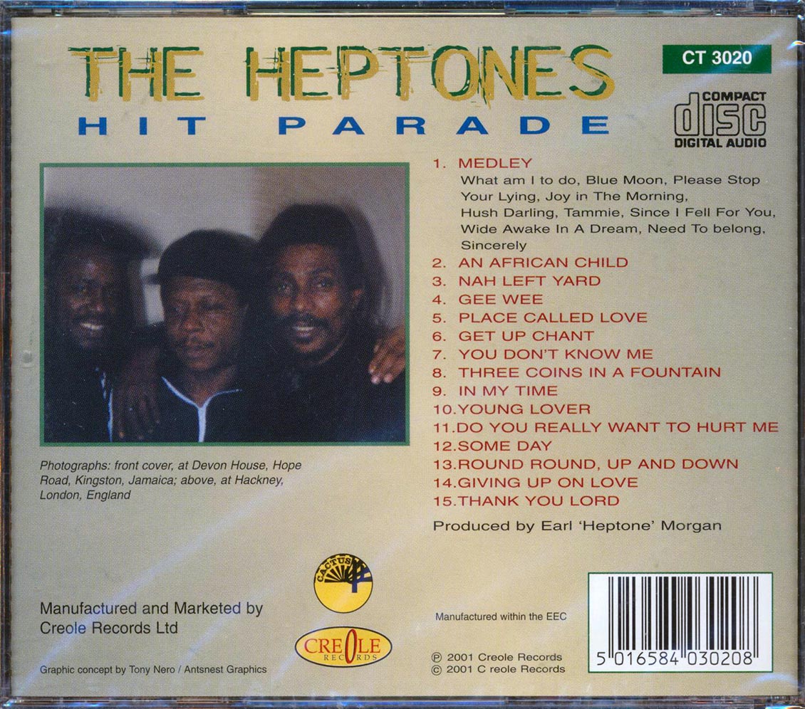 The Heptones - Hit Parade [New CD]