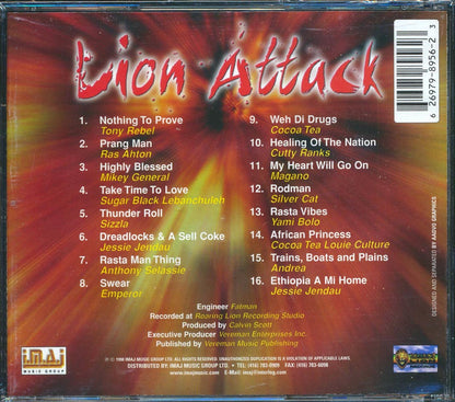 Tony Rebel, Cocoa Tea, Yami Bolo, Mikey General, Etc. - Lion Attack [New CD]
