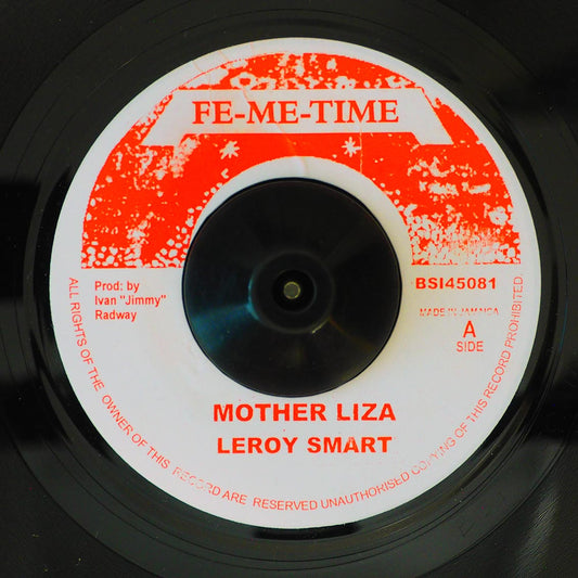 Leroy Smart - Mother Liza  /  Version (rhythm: "Mother Liza") [New] [New Vinyl 7"]