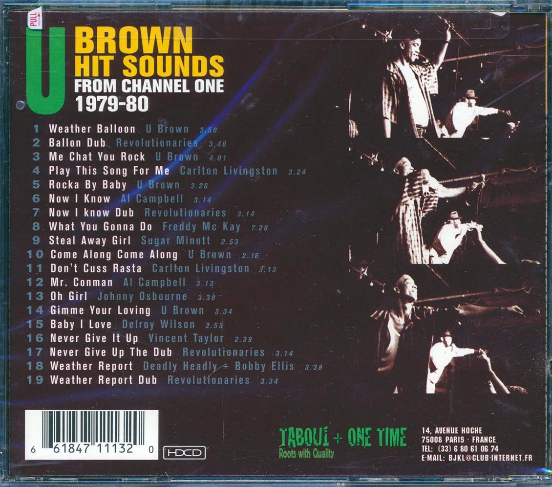 Carlton Livingston, U Brown, The Revolutionaries, Johnny Osbourne, Etc. - U Brown Hit Sounds From Channel One [New CD]