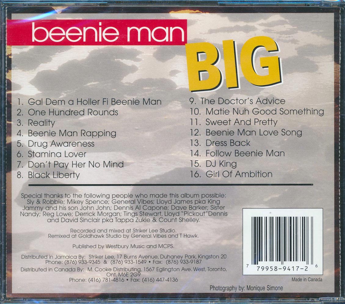 Beenie Man - Big [New CD]