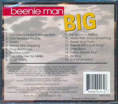 Beenie Man - Big [New CD]