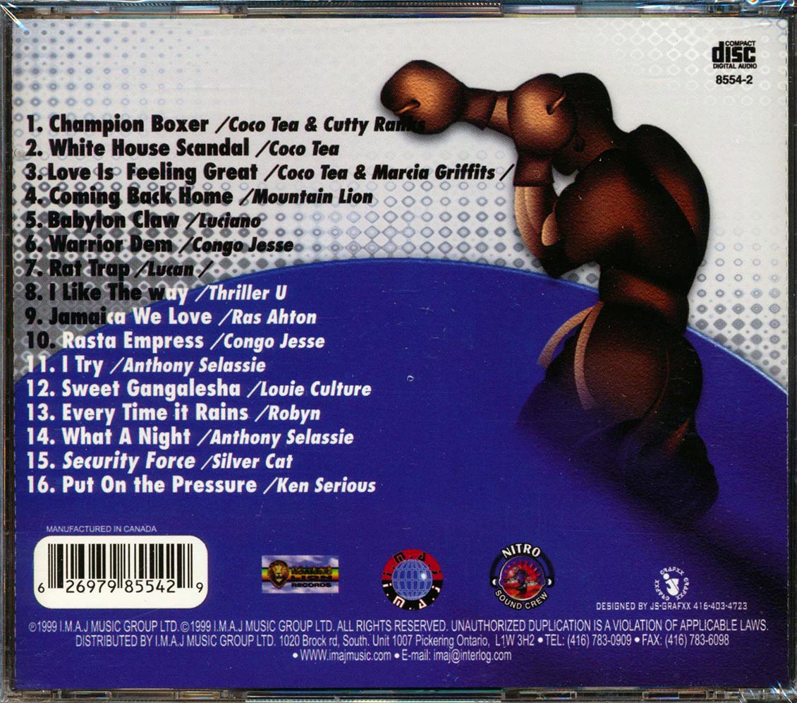 Luciano, Cocoa Tea, Congo Jesse, Cutty Ranks, Etc. - Champions In Action [New CD]