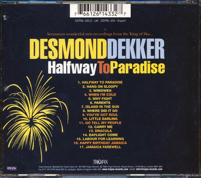 Desmond Dekker - Halfway To Paradise [New CD]