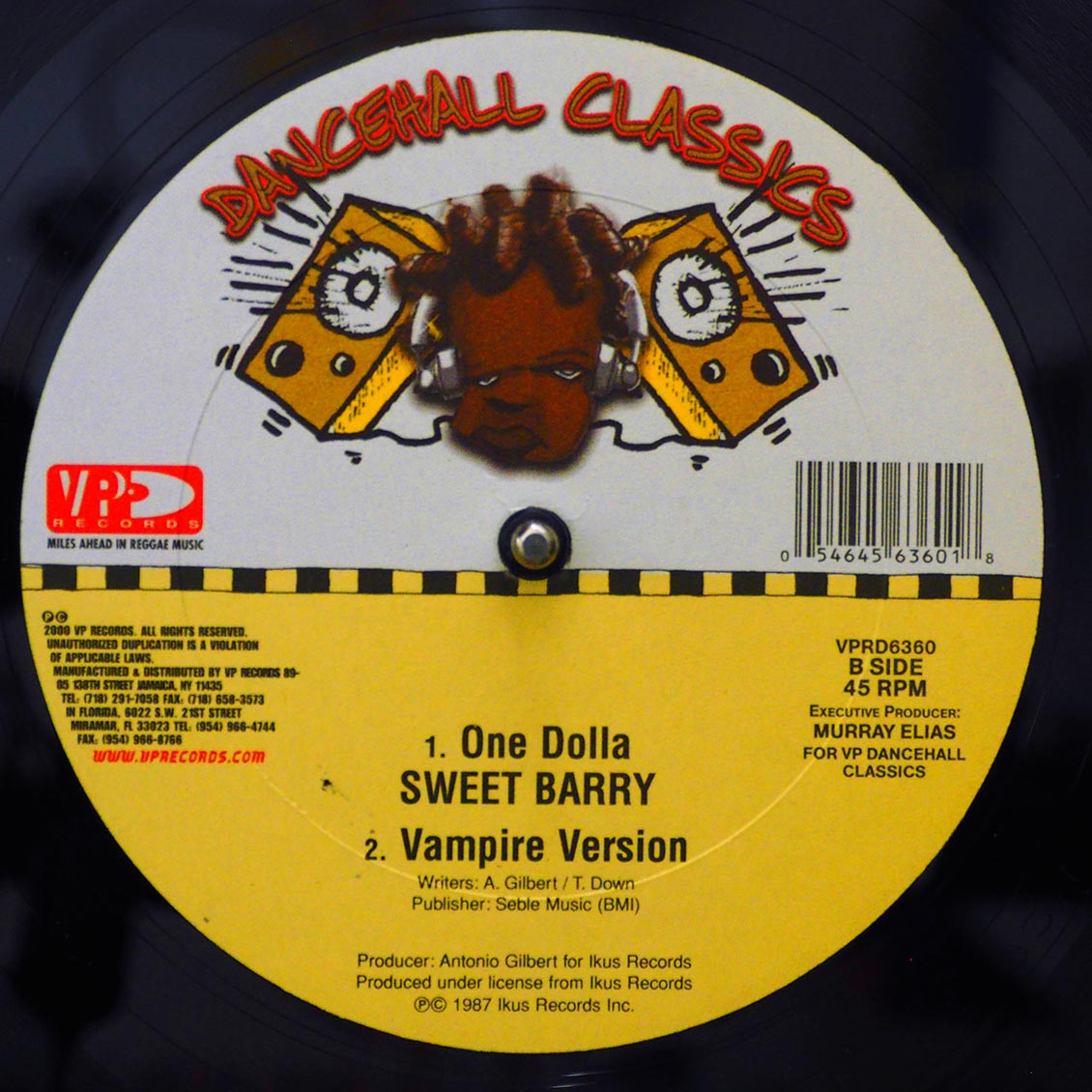 Sancho - Chase Vampire  /  Sweet Barry - One Dolla; Vampire Version (rhythm: "Chase Vampire/Me A De Cooker") [New Vinyl Record 12" Single]