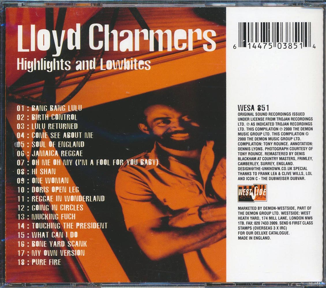 Lloyd Charmers - Highlights & Lowbites: The Many Sides Of Lloyd Charmers 1967-74 [New CD]