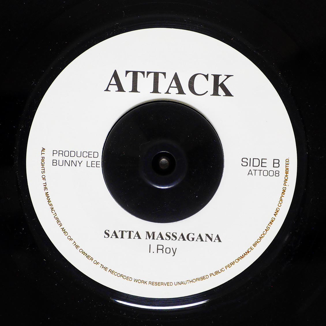 Ken Boothe - Satta Massagana  /  I Roy - Satta (rhythm: "Satta Massagana") (UK press) [New Vinyl 7"]