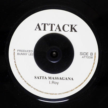 Ken Boothe - Satta Massagana  /  I Roy - Satta (rhythm: "Satta Massagana") (UK press) [New Vinyl 7"]