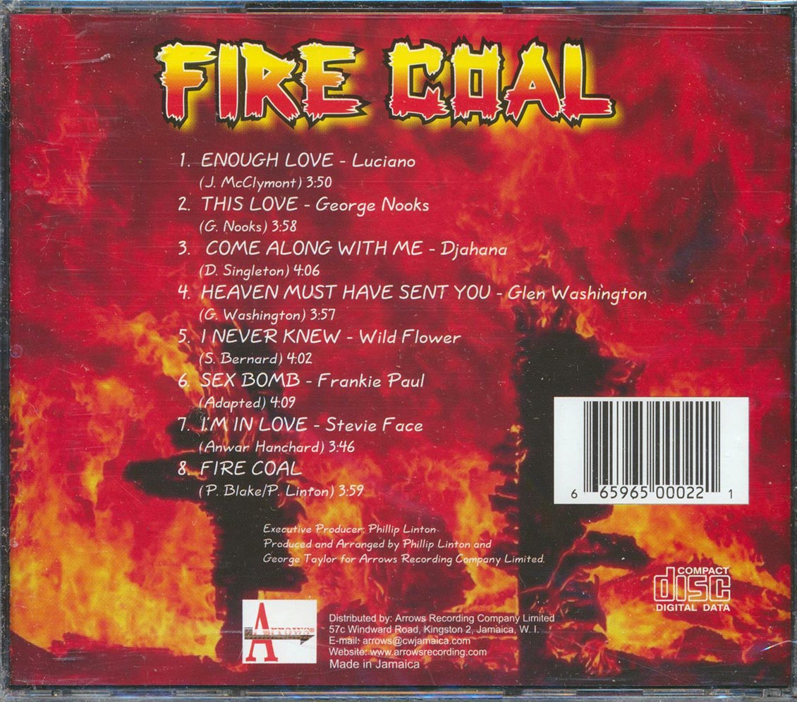 Luciano, George Nooks, Glen Washington, Etc. - Fire Coal (rhythm: "Fire Coal") [New CD]