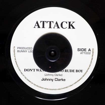 Johnny Clarke - Don't Wanna Be A Rude Boy  /  Version [New Vinyl 7"]