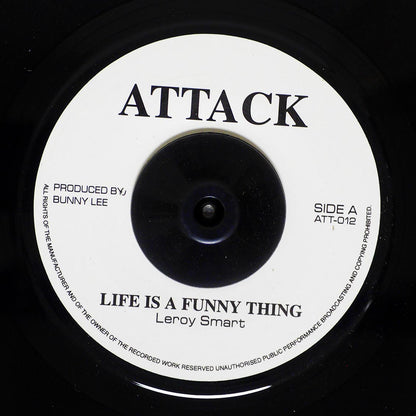Leroy Smart - Life Is A Funny Thing  /  Trinity - Psalms (rhythm: "Satta Massagana") [New Vinyl 7"]