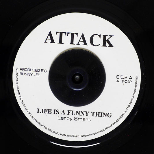 Leroy Smart - Life Is A Funny Thing  /  Trinity - Psalms (rhythm: "Satta Massagana") [New Vinyl Record 7" Single]