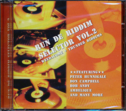 Vivan Jones, Peter Hunningale, Lloyd Brown, Don Campbell, Etc. - Run De Rhythm Selector Volume 2: Weedacome & Thunder Riddims (20 tracks) [New CD]