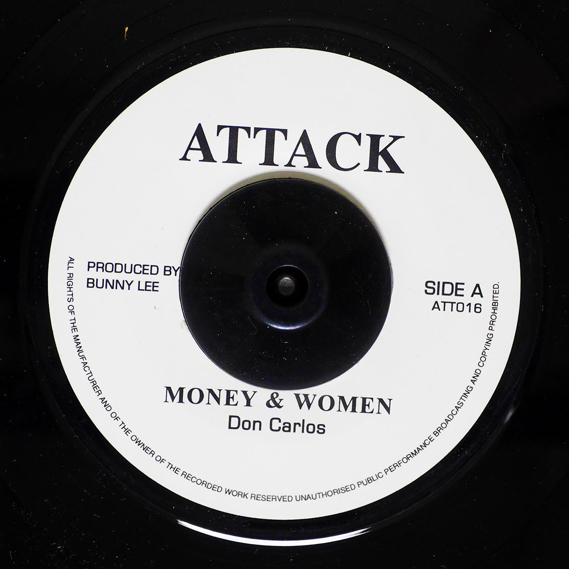 Don Carlos - Money And Woman  /  King Tubby - Money Dub (rhythm: "Horace Andy - Money Money") (UK press) [New Vinyl Record 7" Single]