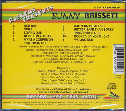 Bunny Brissett - Better Safe Than Sorry [New CD]