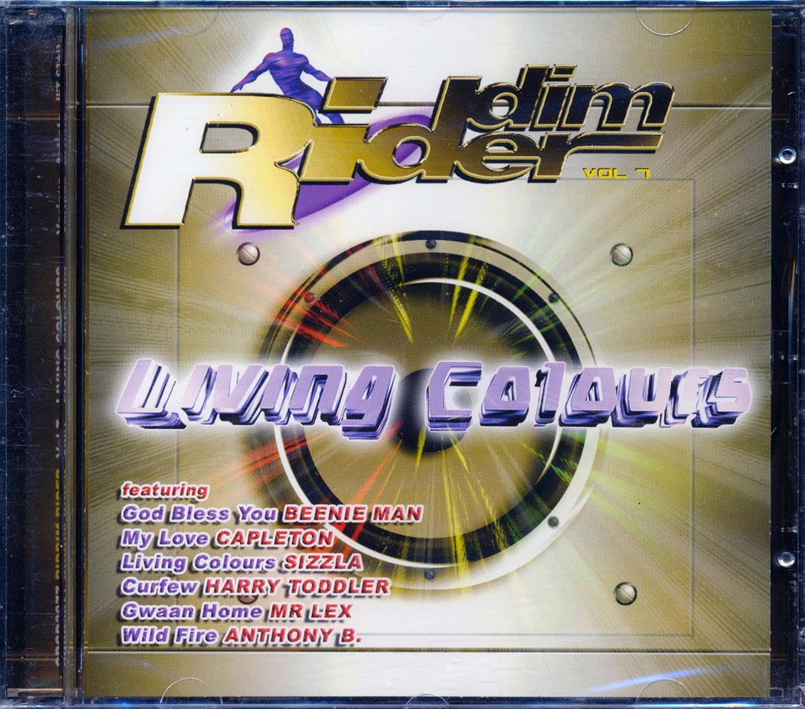 Sizzla, Capleton, Beenie Man, Etc. - Riddim Rider: Living Colours (rhythm: "Living Colours") (22 tracks) [New] [New CD]