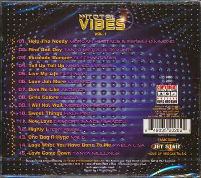 Morgan Heritage, Sizzla, Bushman, Etc. - Total Vibes Volume 1 [New CD]