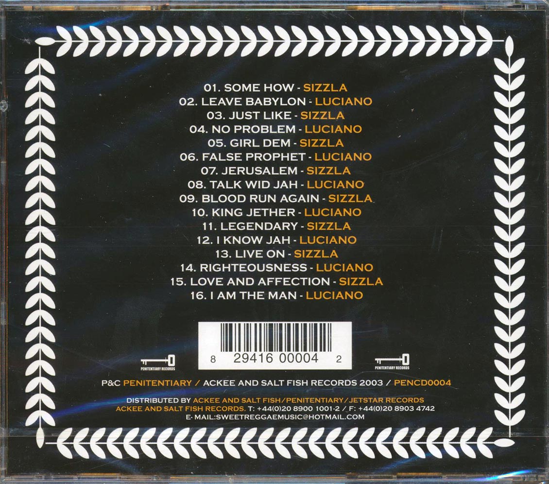 Sizzla, Luciano - Jah Warrior [New CD]