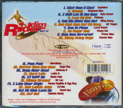 Capleton, Anthony B, Elephant Man, Lukie D, Etc. - Riddim Rider: Foot Step (rhythm: "Foot Step") (20 tracks) [New CD]